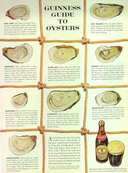 Guinness oysters ad