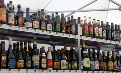 Beers for sale at Festiwal Birrofilia