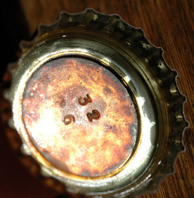 Rusted cap