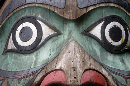 Alaskan totem pole