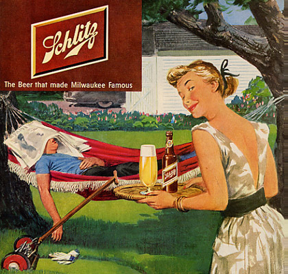 Schlitz: Lawnmower beer