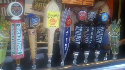 Beer lineup at Busch Stadium